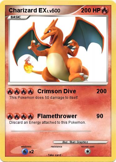 Pokemon Charizard EX
