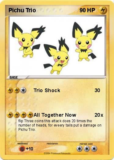 Pokemon Pichu Trio