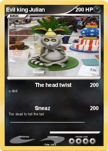 Pokemon Evil king Julian