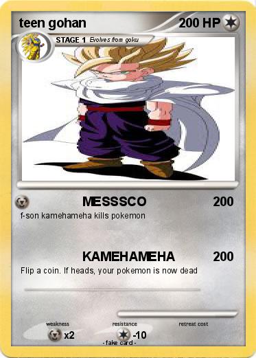 Pokemon teen gohan