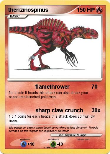 Pokemon therizinospinus