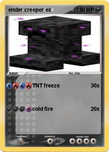 Pokemon ender creeper ex