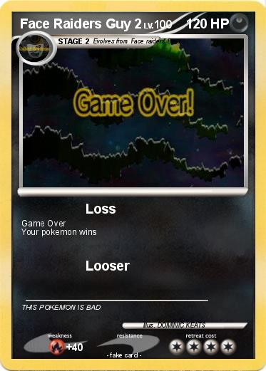 Pokemon Face Raiders Guy 2