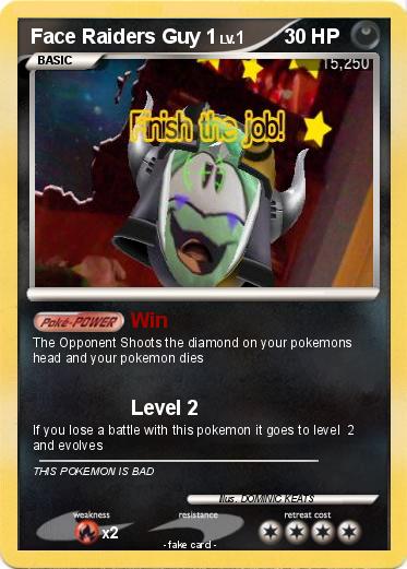 Pokemon Face Raiders Guy 1