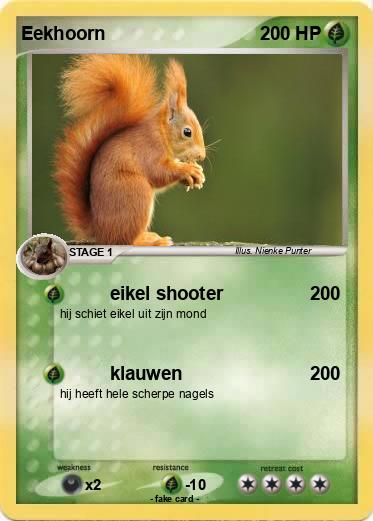 Pokemon Eekhoorn