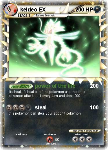 Pokemon keldeo EX