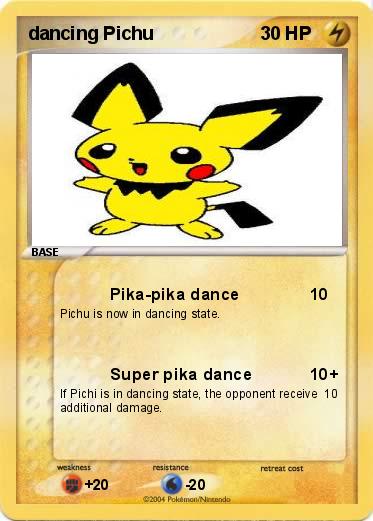 Pokemon dancing Pichu