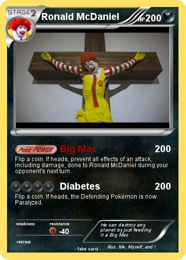 Pokemon Ronald McDaniel