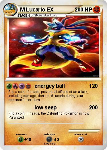 Pokemon M Lucario EX