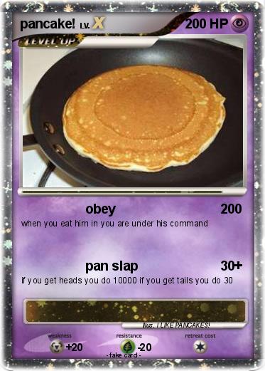 Pokemon pancake!