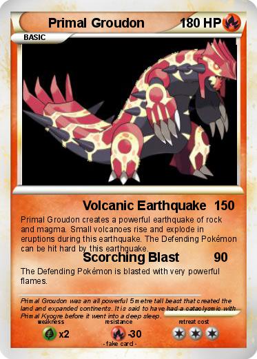 Pokemon Primal Groudon