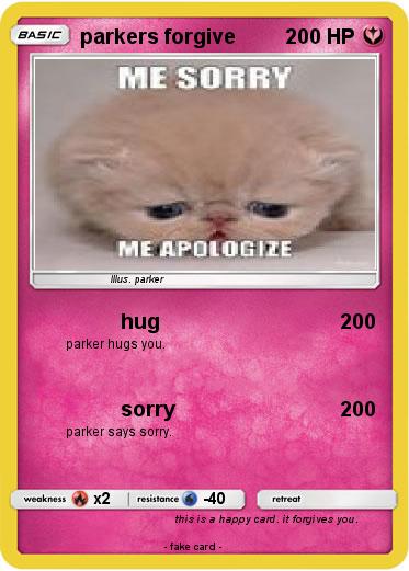 Pokemon parkers forgive