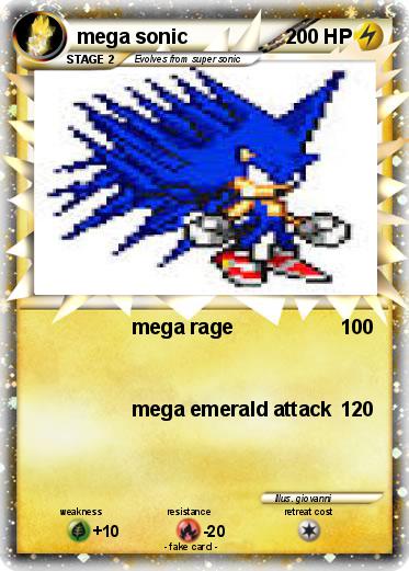 Pokemon mega sonic