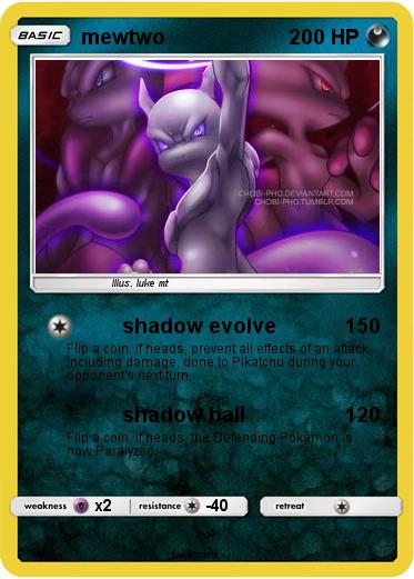 Pokemon mewtwo