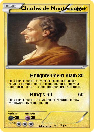 Pokemon Charles de Montesquieu