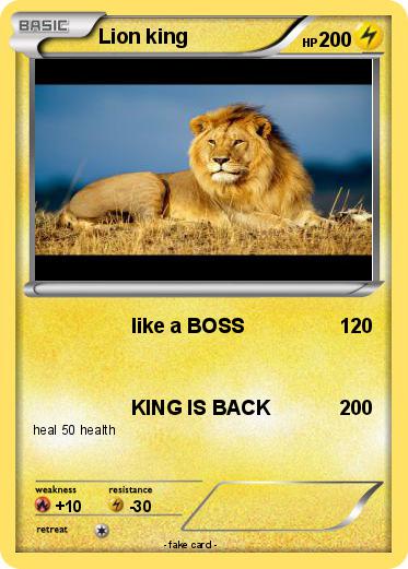 Pokemon Lion king