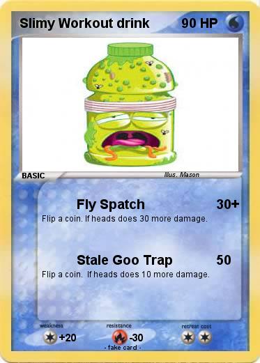 Pokemon Slimy Workout drink