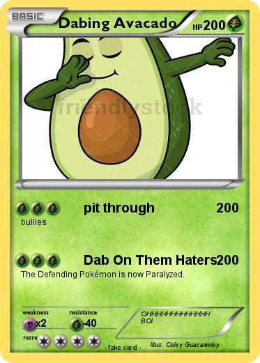 Pokemon Dabing Avacado