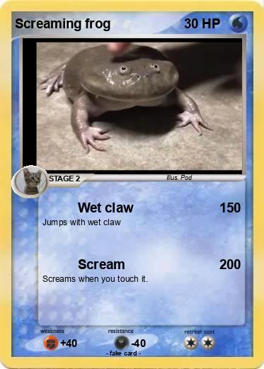 Pokemon Screaming frog