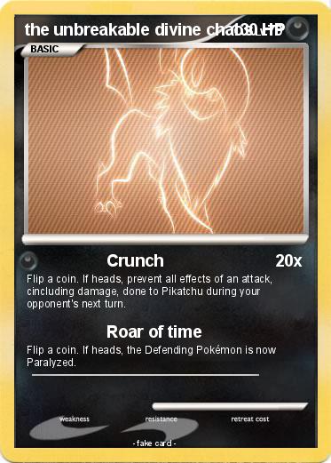 Pokemon the unbreakable divine chaos