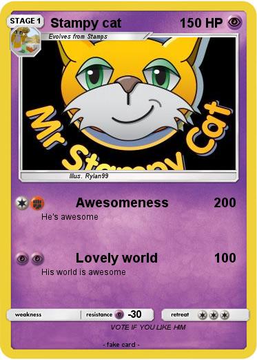 Pokemon Stampy cat