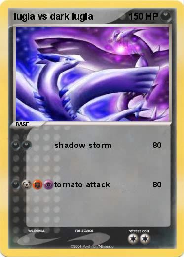 Pokemon lugia vs dark lugia