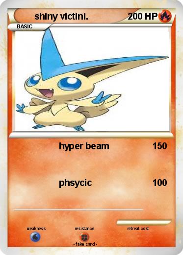 Pokemon shiny victini.