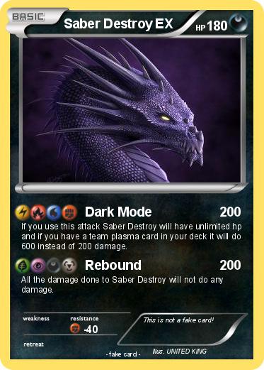 Pokemon Saber Destroy EX