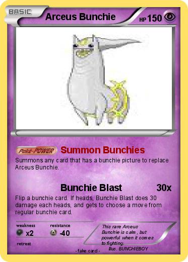 Pokemon Arceus Bunchie