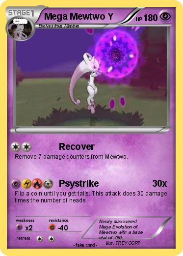 Pokemon Mega Mewtwo Y