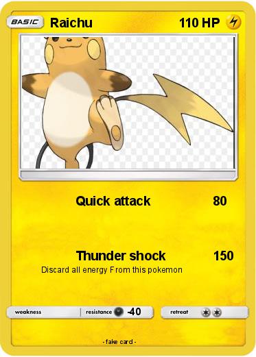 Pokemon Raichu