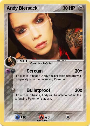 Pokemon Andy Biersack