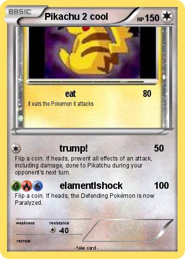 Pokemon Pikachu 2 cool