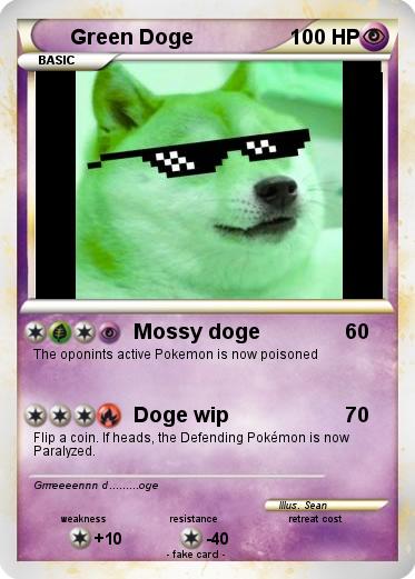 Pokemon Green Doge