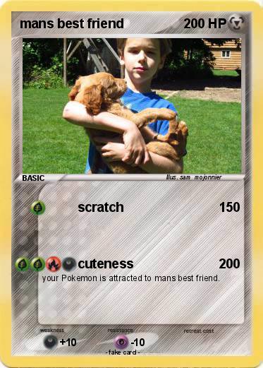 Pokemon mans best friend