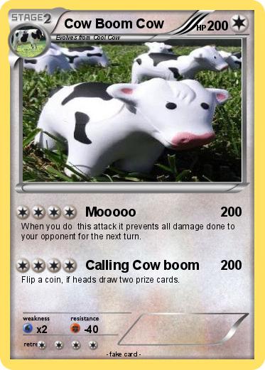 Pokemon Cow Boom Cow