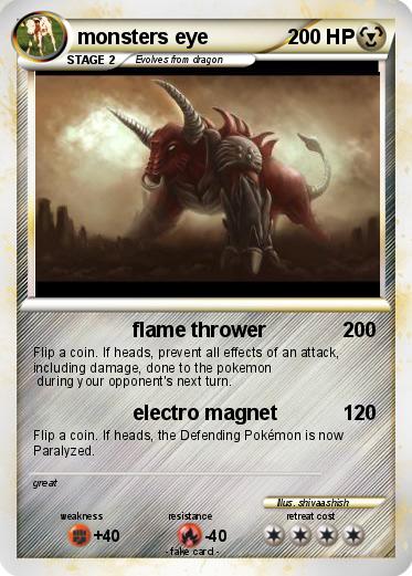 Pokemon monsters eye