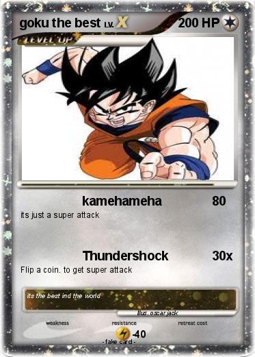 Pokemon goku the best