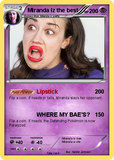 Pokemon Miranda Iz the best