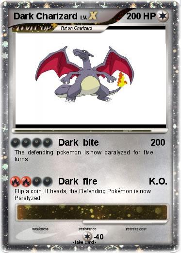 Pokemon Dark Charizard