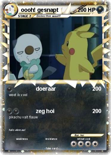 Pokemon oooh! gesnapt
