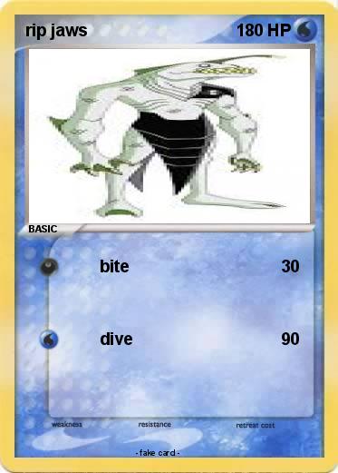 Pokemon rip jaws