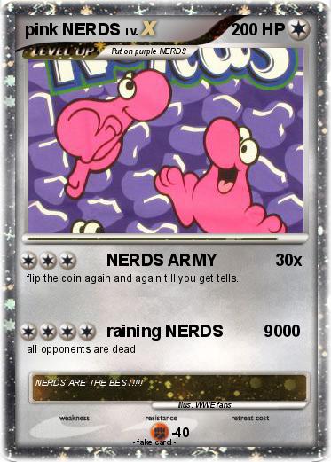 Pokemon pink NERDS