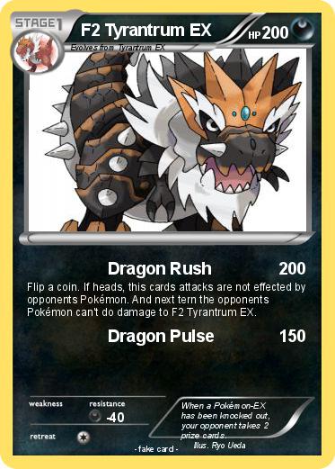 Pokemon F2 Tyrantrum EX