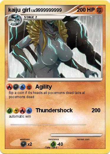 Pokemon kaiju girl