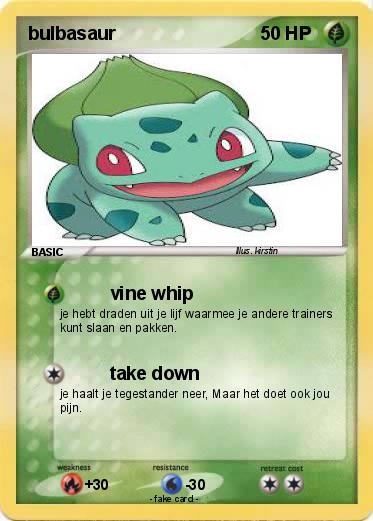 Pokemon bulbasaur