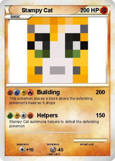 Pokemon Stampy Cat