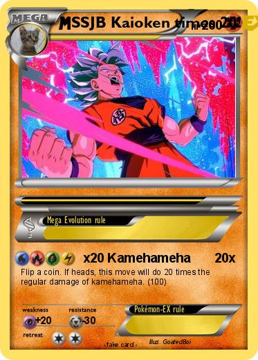 Pokemon SSJB Kaioken times 20!