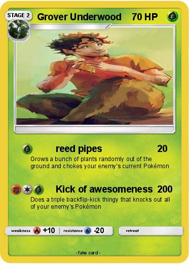 Pokemon Grover Underwood