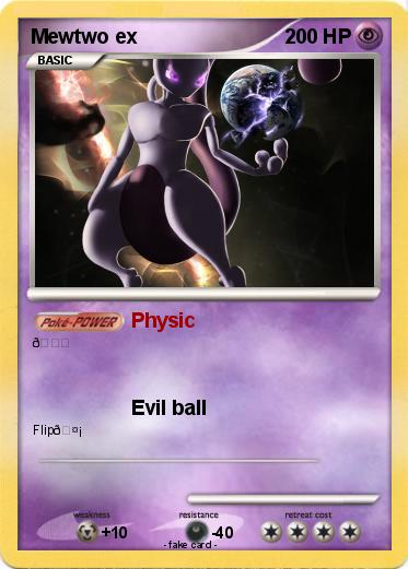 Pokemon Mewtwo ex